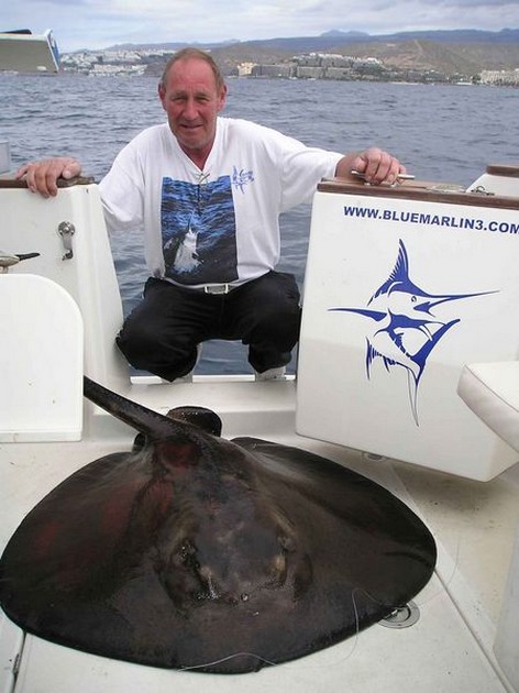 23/02 round stingray Cavalier & Blue Marlin Sport Fishing Gran Canaria