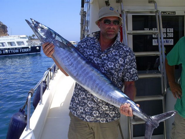 19,3 kg Wahoo - Cavalier & Blue Marlin Sport Fishing Gran Canaria