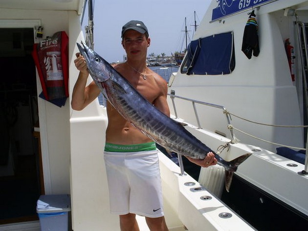 18 kg Wahoo - Cavalier & Blue Marlin Sport Fishing Gran Canaria