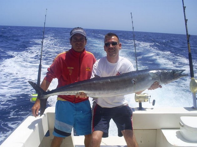 18 kg Wahoo - Cavalier & Blue Marlin Sport Fishing Gran Canaria