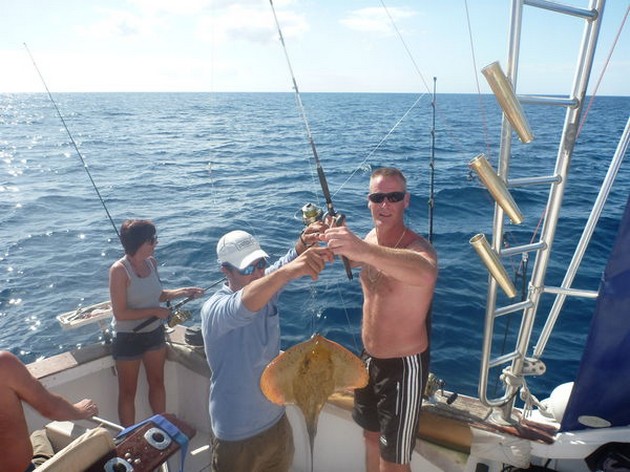 Lyckliga vänner - Cavalier & Blue Marlin Sport Fishing Gran Canaria