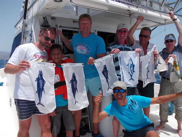 6 Albacore-tonfiskar - Cavalier & Blue Marlin Sport Fishing Gran Canaria