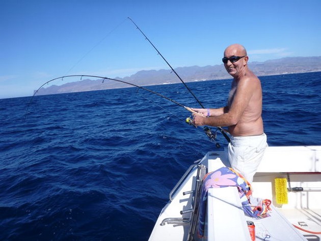 COMBER Igår hade vi Mika Ruotsalainen igen - Cavalier & Blue Marlin Sport Fishing Gran Canaria