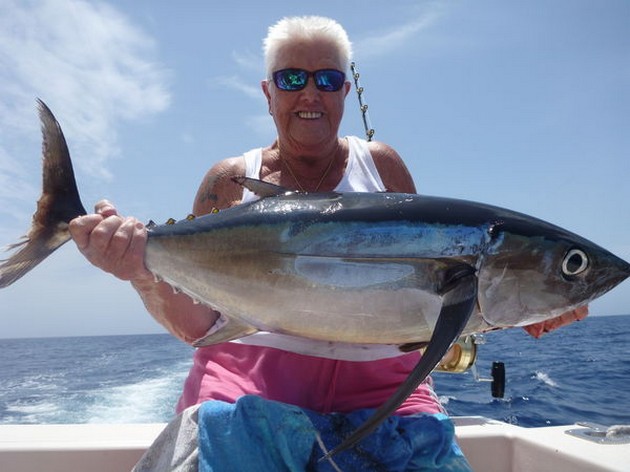 ALBACORES Hon är redan 84 år och idag hon - Cavalier & Blue Marlin Sport Fishing Gran Canaria