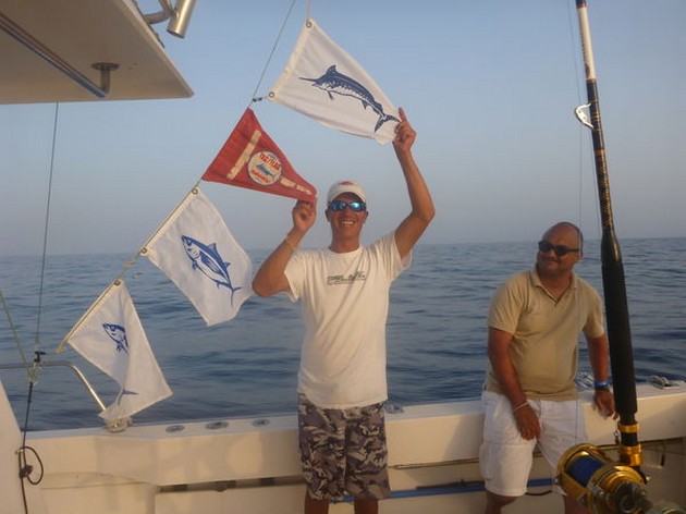 Cavalier fångade Blue Marlin och 2 Albacores - Cavalier & Blue Marlin Sport Fishing Gran Canaria