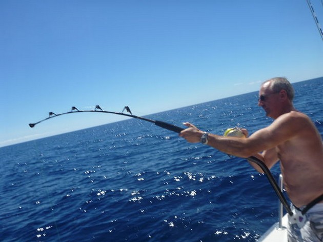 Alan Hughes fångade 30 kg Roughtail Stingray - Cavalier & Blue Marlin Sport Fishing Gran Canaria