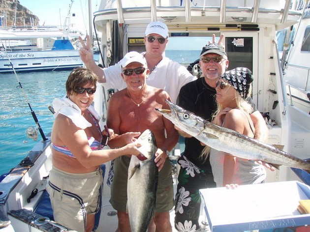 6 vanliga stingrays och 1 barracuda - Cavalier & Blue Marlin Sport Fishing Gran Canaria