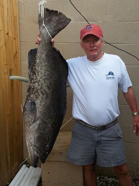 48,5 kg Gag Grouper i South Carolina - Cavalier & Blue Marlin Sport Fishing Gran Canaria