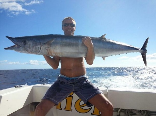 Fantastisk dag med fiske med höjdpunkten på en 36 kg Wahoo - Cavalier & Blue Marlin Sport Fishing Gran Canaria