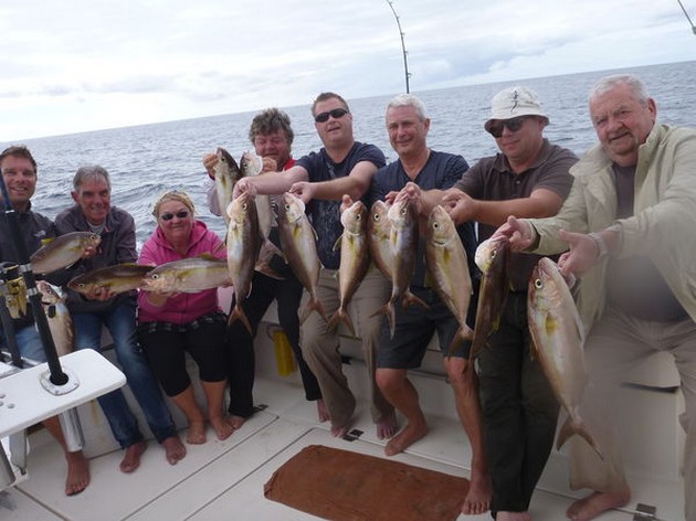 Fantastisk fiskedag med en fångst på 14 Amberjacks - Cavalier & Blue Marlin Sport Fishing Gran Canaria