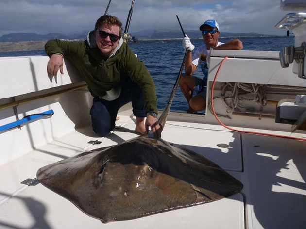 Heavy Stingrays, Atlantic Bonito's, Baracuda's och mycket mer ..... - Cavalier & Blue Marlin Sport Fishing Gran Canaria