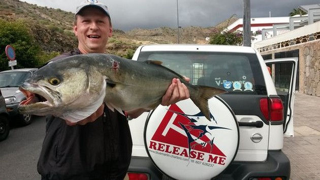 Fin blåfisk fångad av Henrik Suurik från Sverige - Cavalier & Blue Marlin Sport Fishing Gran Canaria