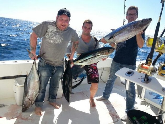 4 Albacores för Michael Ericsson @ vänner från Danmark - Cavalier & Blue Marlin Sport Fishing Gran Canaria