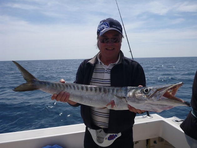 Ralf Gustavson fångade denna Barracuda på Cavalier - Cavalier & Blue Marlin Sport Fishing Gran Canaria