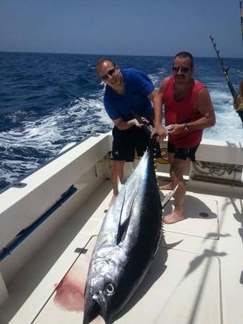 Triple Eye-up Big Eye Tuna på Cavalier - Cavalier & Blue Marlin Sport Fishing Gran Canaria