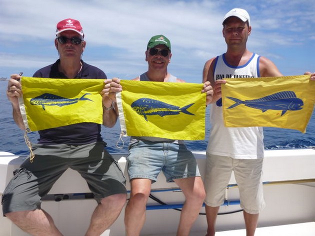 Dorado's en Skipjacks - Cavalier & Blue Marlin Sport Fishing Gran Canaria