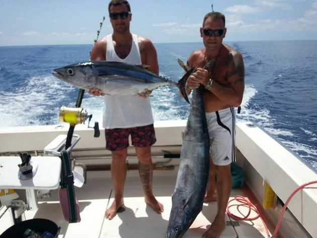 Wahoo och Albacore tonfisk - Cavalier & Blue Marlin Sport Fishing Gran Canaria