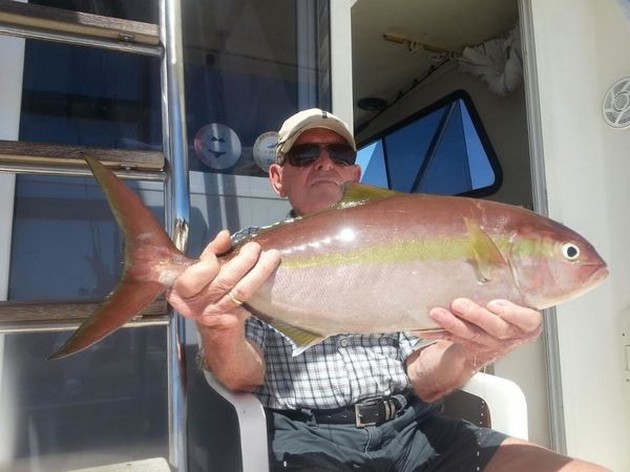 Bottem fisketur med bärnstenar, pufferfish, moray ål ..... etc - Cavalier & Blue Marlin Sport Fishing Gran Canaria