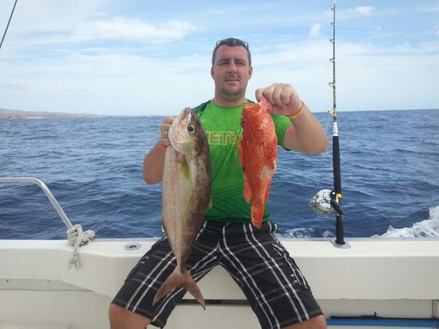 Well done - Nice catch for Tomas from Lithvania Cavalier & Blue Marlin Sport Fishing Gran Canaria