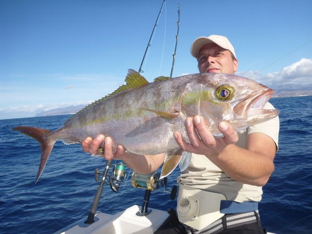 Stor fiskedag slutade tyst blåsigt - Cavalier & Blue Marlin Sport Fishing Gran Canaria