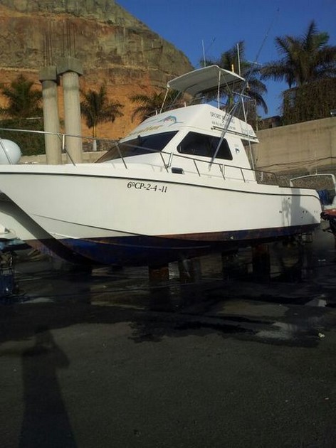 Cavalier tillbaka i vattnet på fredag eftermiddag den 8 maj - Cavalier & Blue Marlin Sport Fishing Gran Canaria