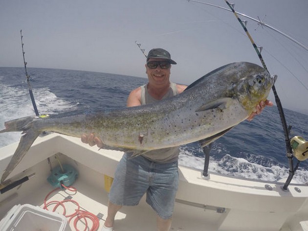 Stor Dorado för Peter Heinken från Holland - Cavalier & Blue Marlin Sport Fishing Gran Canaria