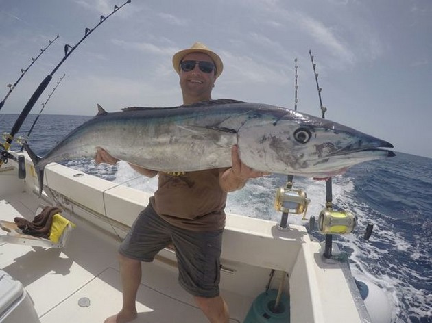 18 kg Wahoo fångad av Danyal Cevik från Holland - Cavalier & Blue Marlin Sport Fishing Gran Canaria