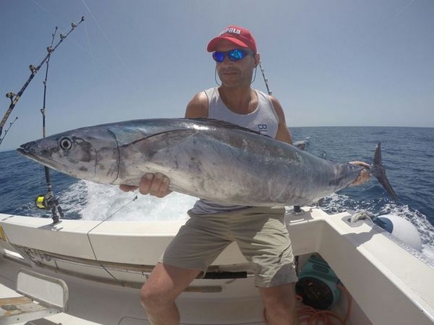 Den holländska sportfiskaren Roland van Seccelen fångade 45 kg Wahoo - Cavalier & Blue Marlin Sport Fishing Gran Canaria