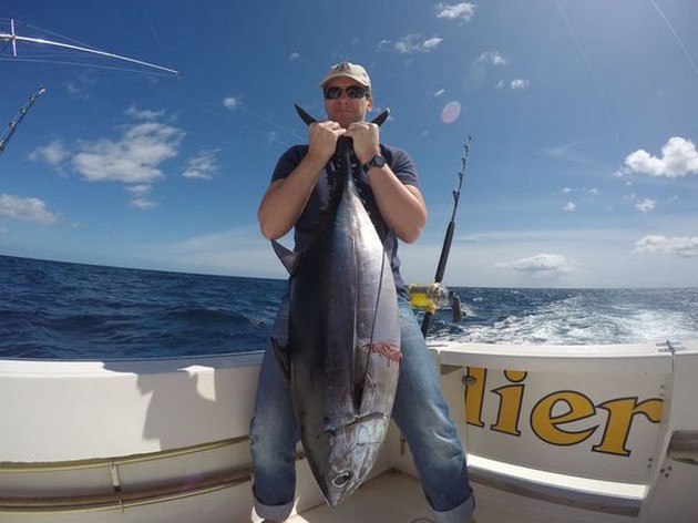 Fred Gromann med en fin fångst - Cavalier & Blue Marlin Sport Fishing Gran Canaria