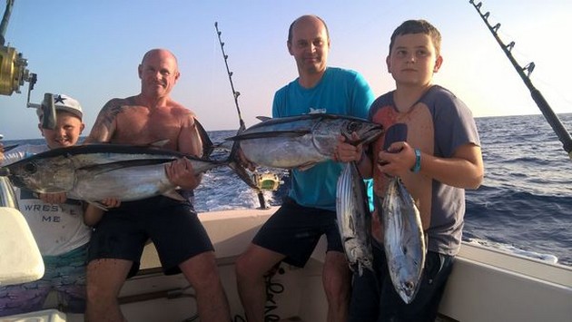 Albacores och Skipjacks på båten Cavalier - Cavalier & Blue Marlin Sport Fishing Gran Canaria