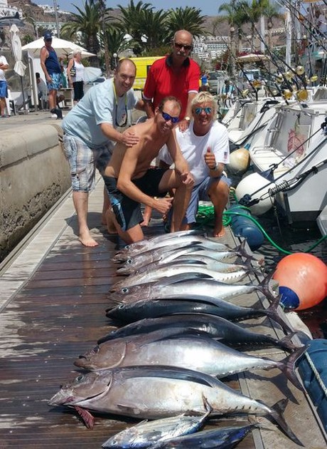 Bra Albacore-fångster - Cavalier & Blue Marlin Sport Fishing Gran Canaria