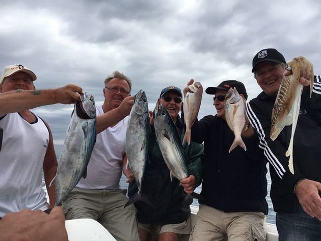 Satisfied fishermen - Satisfied anglers on board of the Cavalier Cavalier & Blue Marlin Sport Fishing Gran Canaria