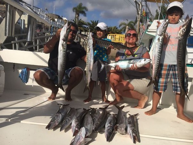 Familj Augustine ombord på Cavalier - Cavalier & Blue Marlin Sport Fishing Gran Canaria