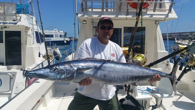 40 kg Wahoo fångad av Michael Rausch - Cavalier & Blue Marlin Sport Fishing Gran Canaria