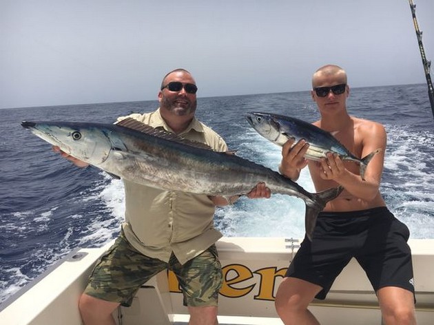 50 lb Wahoo fångad av Kenneth Nielsen från Danmark - Cavalier & Blue Marlin Sport Fishing Gran Canaria