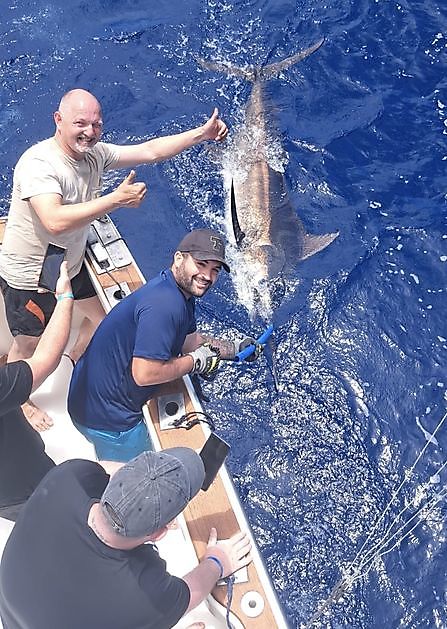 22/05 - BLAUER MARLIN 160kg!! Cavalier & Blue Marlin Sport Fishing Gran Canaria