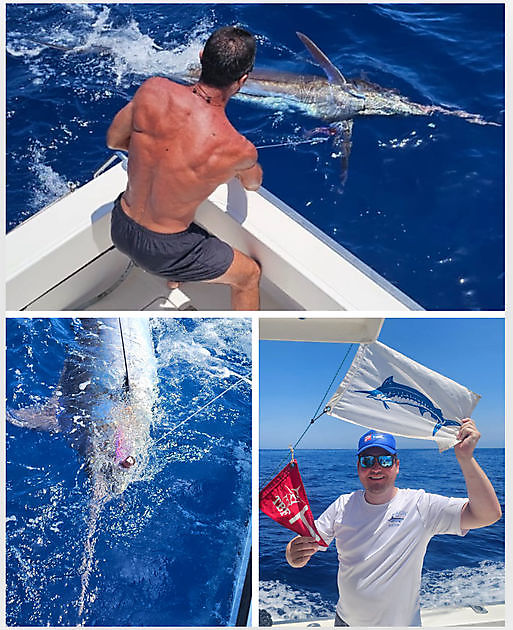 04/07 - GROSSER BLAUER MARLIN 220Kg!! - Cavalier & Blue Marlin Sport Fishing Gran Canaria