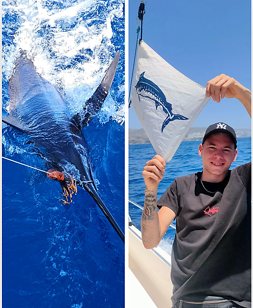 17/08 - MEER BLAUWE MARLIJN!!! Cavalier & Blue Marlin Sport Fishing Gran Canaria