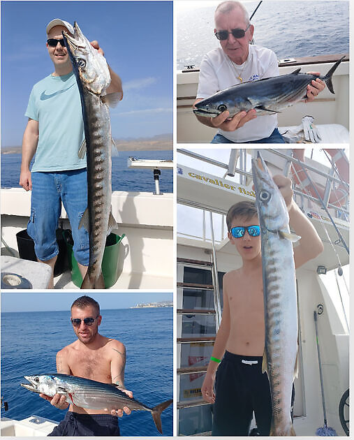 28/11 - BARRACUDAS & SKIPJACK TUNFISK!! - Cavalier & Blue Marlin Sport Fishing Gran Canaria