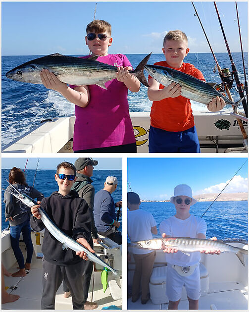 26/12 - SKIPJACKS, GARFISH, BARRACUDA!! - Cavalier & Blue Marlin Sport Fishing Gran Canaria