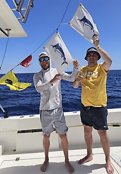 18/05 - DOUBLE STRIKE!! 2 BLUE MARLINS!! Cavalier & Blue Marlin Sport Fishing Gran Canaria